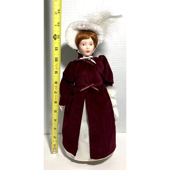 Anna Rhode Island Franklin Heirloom Doll Little Maids 13 Colonies Porcelain 1984 - Picture 12 of 12